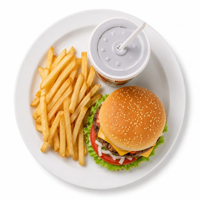 #5 Double Cheeseburger Combo.