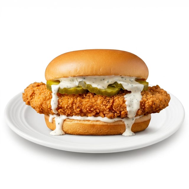 Zesty Chicken Sandwich.