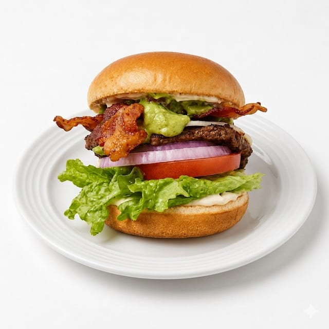 California Guac Burger.