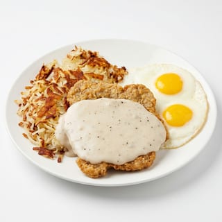 Chicken Fried Steak & Eggs Breakfast