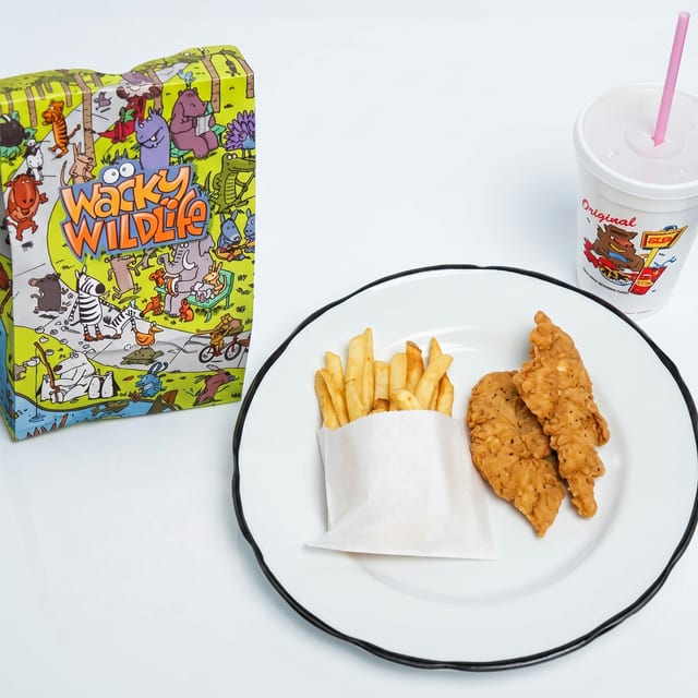 Kids Chicken Tender Meal.