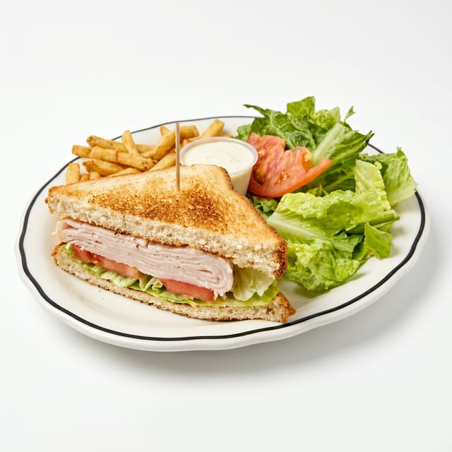 1/2 Sandwich, & Salad.