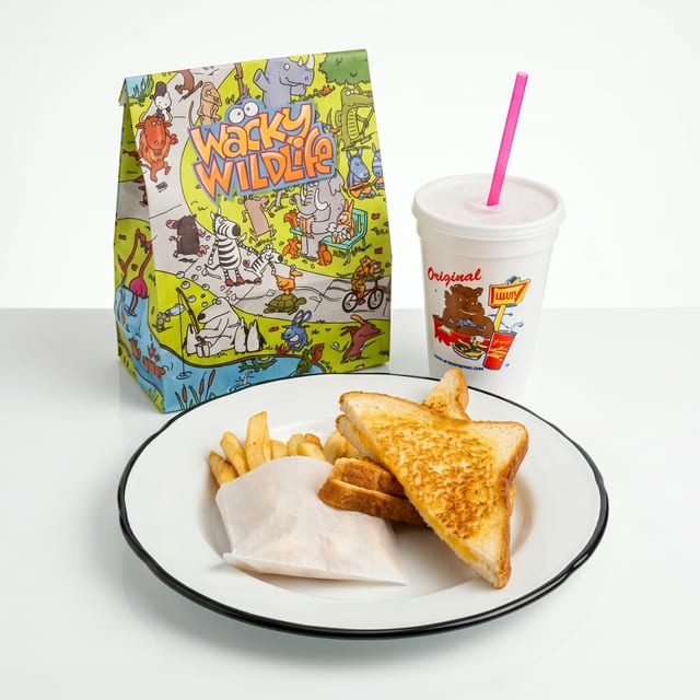 Kids Grilled Cheese Meal.