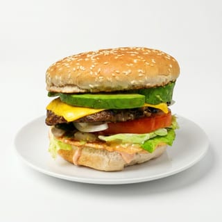 Avocado Cheeseburger