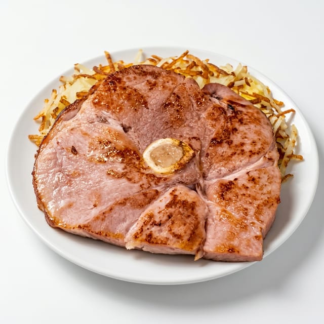 1 Ham Steak.