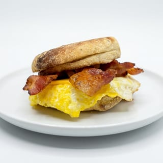Bac, Sausage or Ham Egg & Cheese Muffins
