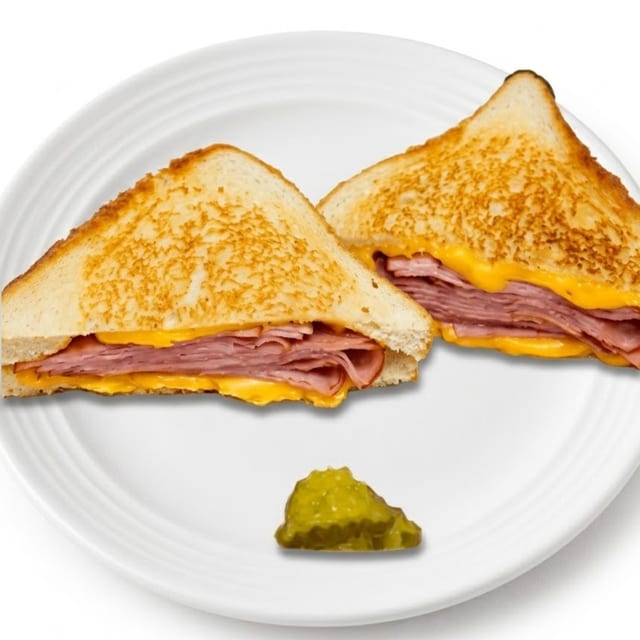 Grilled Ham & Cheese Sandwich.