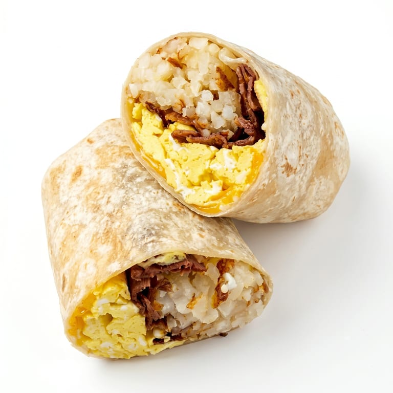 Delicious Breakfast Burrito