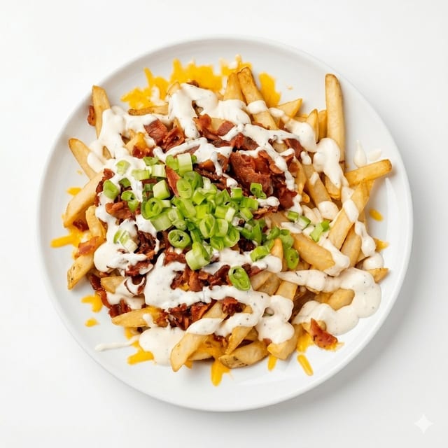 Bacon Cheddar Fries.