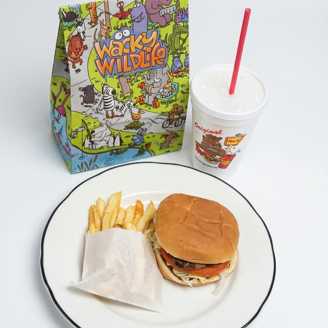 Kids Jr. Cheeseburger Meal.