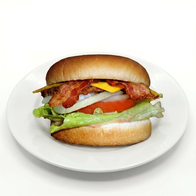 Classic Bacon Cheeseburger.