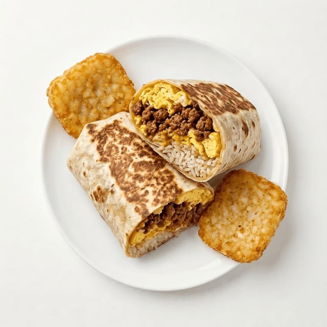 Chorizo and Egg Burrito.