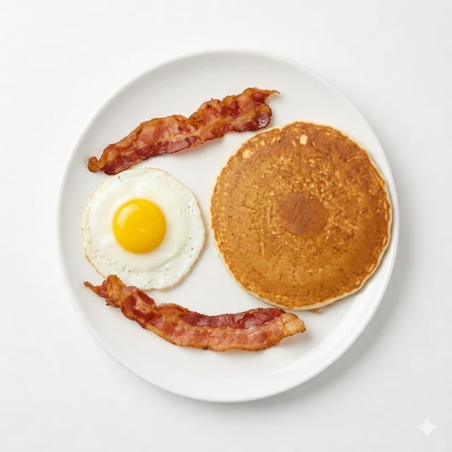 Kids Hotcake Breakfast.