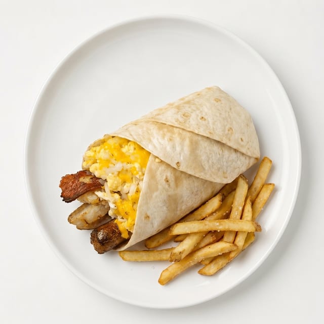 Mini Breakfast Burrito.