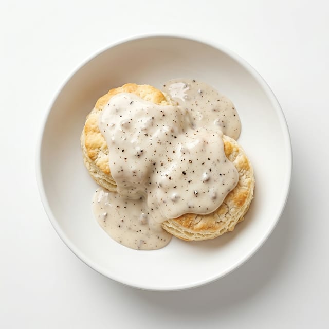 1/2 Biscuits and Gravy.