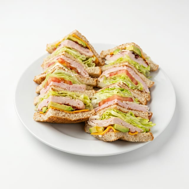 Turkey Club Sandwich.
